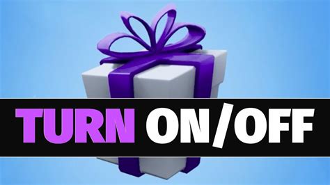 How to Turn On Gifting in Fortnite - YouTube