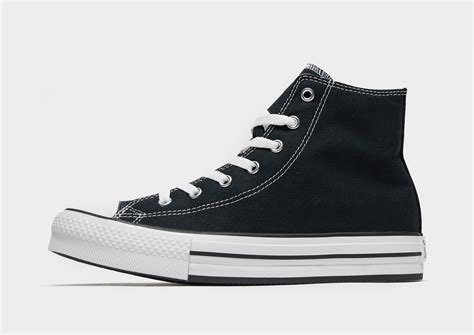 Black Converse All Star High Platform Junior - JD Sports Global