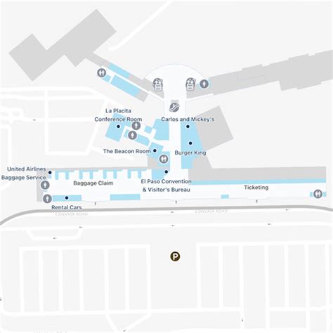 El Paso Airport Map | ELP Terminal Guide