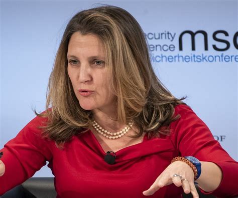 Chrystia Freeland : Chrystia Freeland announces sanctions on Saudis over ... - Moran Abso1983