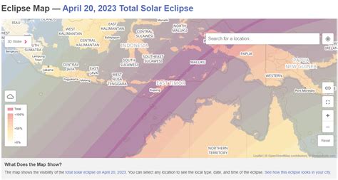 Total Solar Eclipse across Australia April 2023 - Conscious Calendars