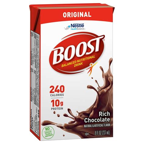 Nestle Boost Balanced Nutritional Drink Chocolate 8 oz Carton 27 Ct ...