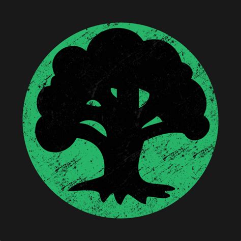 Green Mana Magic The Gathering Vintage - Magic The Gathering - T-Shirt ...