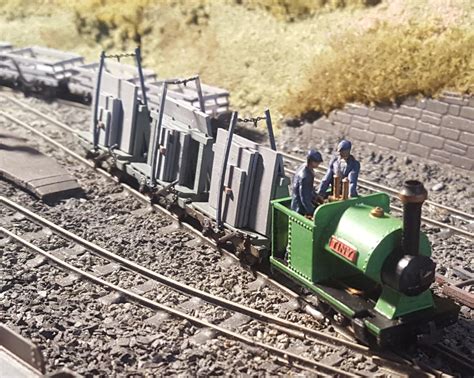 OO9/009 Corris Slate Slab Trestle Wagons x 3 Narrow Gauge Railway HOe ...