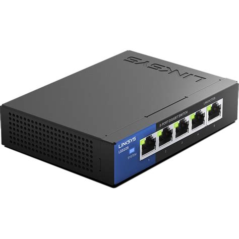 Linksys LGS105 5-Port Unmanaged Gigabit Ethernet Switch LGS105