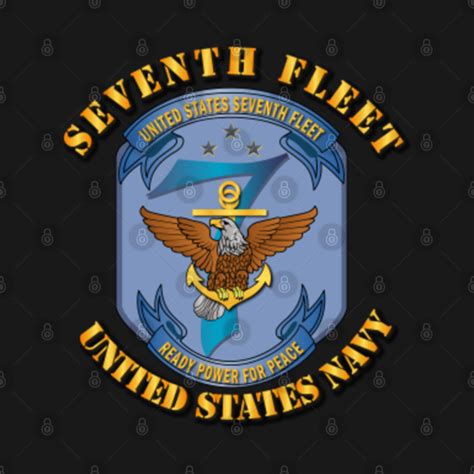 Navy - Seventh Fleet - Navy Seventh Fleet - T-Shirt | TeePublic