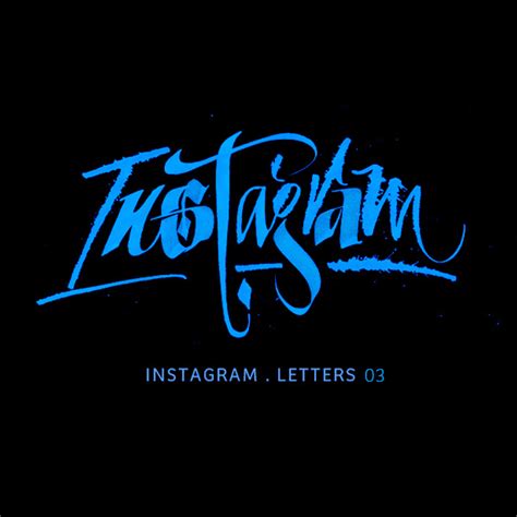 INSTAGRAM Letters 03 on Behance