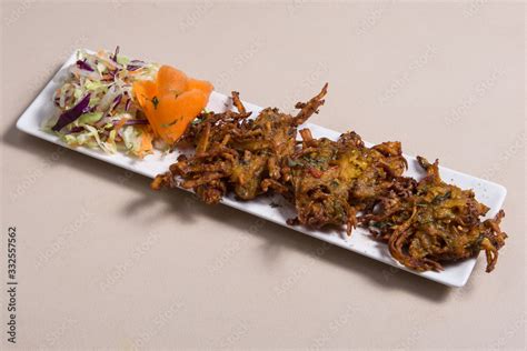 Indian vegetable Pakora. Stock Photo | Adobe Stock