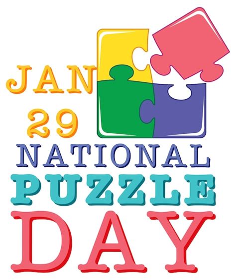 National Puzzle Day 2024 Images - Elfie Helaina