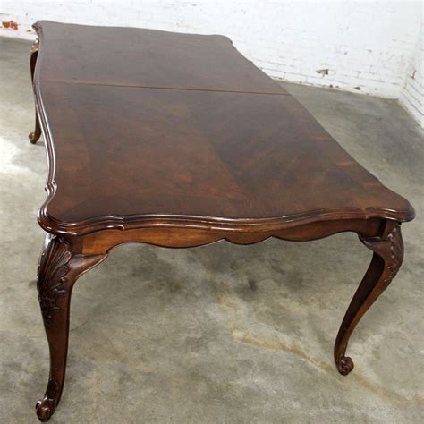 Walnut Louis XV Style French Country Dining Table Attributed Bernhardt Avignon Collection ...