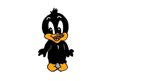 How To Draw Baby Daffy Duck