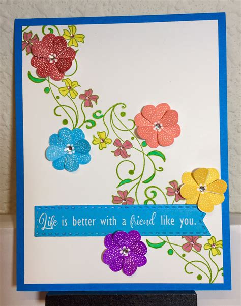 Friendship Card | Cardmaking, Friendship cards, Cards