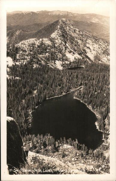 Roman Nose Lakes, Idaho Panhandle Naples, ID Postcard