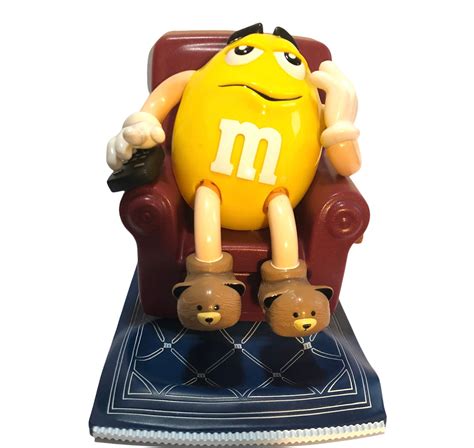 M&M Candy Dispenser Office Candy Dish M and M Collectibles - Etsy