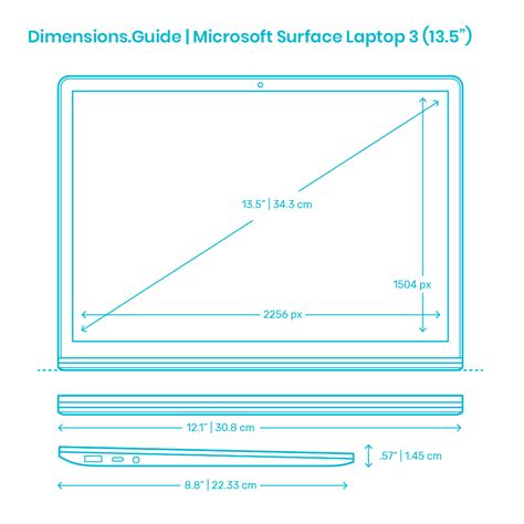 Microsoft Surface Laptop Dimensions Drawings, 47% OFF