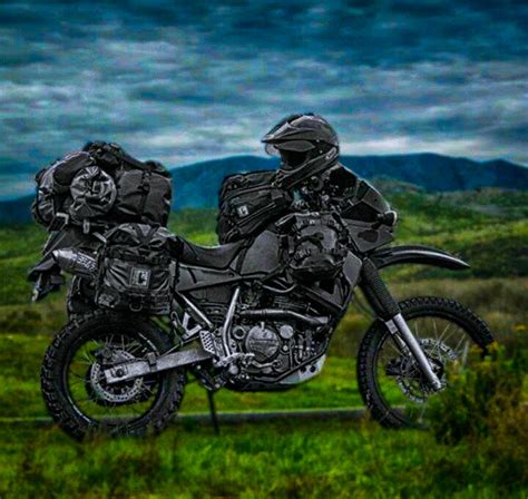 Murdered-Out KLR™650 Dual Purpose Motorcycle by Kawasaki. http://mercenary.ie/2014/06/murdered ...