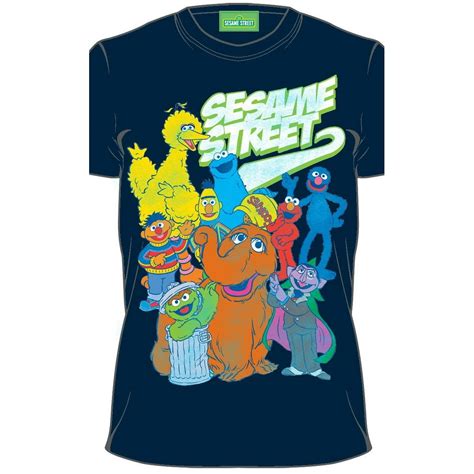 Sesame Street - Sesame Street "Group Swoosh" Youth T-Shirt - Walmart ...