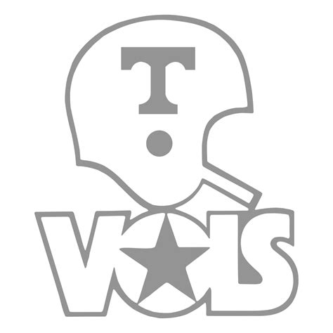 Tennessee Vols Logo Black and White (4) – Brands Logos