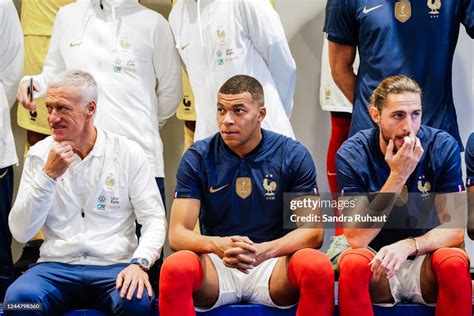 France head coach Didier DESCHAMPS, Kyllian MBAPPE of France and... News Photo - Getty Images