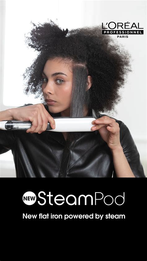 Meet Steampod by L'Oréal Professionnel, the new straightener and curling iron that uses the ...