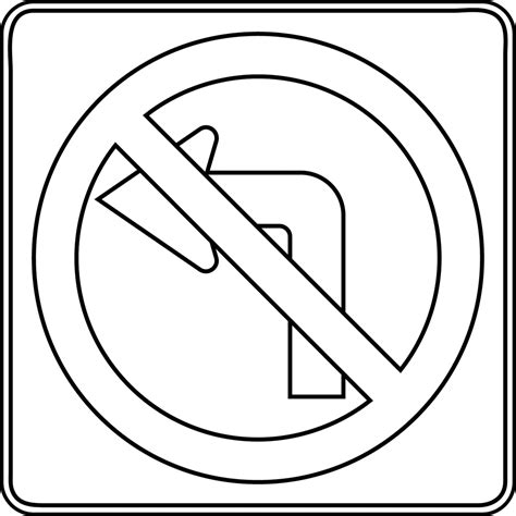 Coloring page Road sign #119037 (Objects) – Printable Coloring Pages