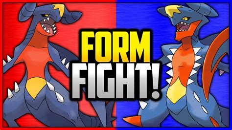 Garchomp vs Mega Garchomp | Pokémon Form Fight - YouTube