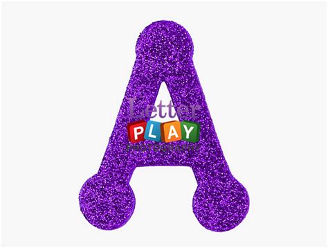 L Clipart Purple - Letter A In Purple Glitter, HD Png Download , Transparent Png Image - PNGitem