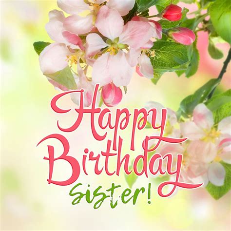 Happy Birthday Sister Cards Collection As The Template Choice ...