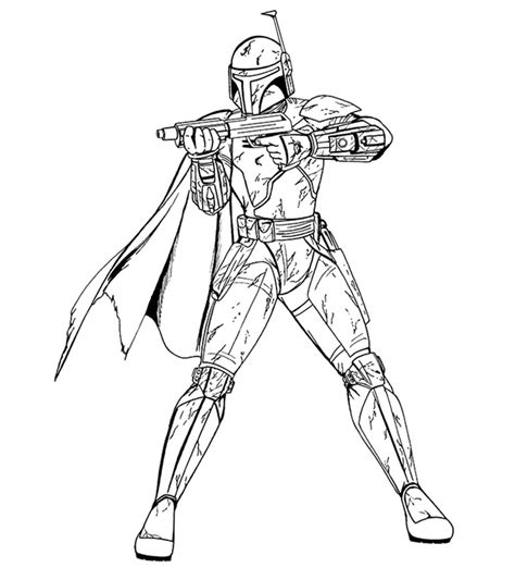 Mandalorian Coloring Pages