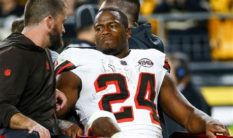 Nick Chubb receives encouraging injury update after knee injury ...