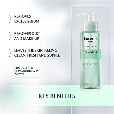 Eucerin: Acne prone Skin | DermoPurifyer Cleansing Gel | Dermo-cosmetic solutions for impure skin