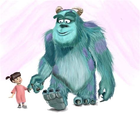 Sully and Boo from Monster's Inc - Digital/colored pencil | Sully and ...