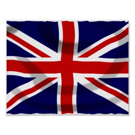 UK Flag Poster | Zazzle.com | Uk flag, Flag, Flag design