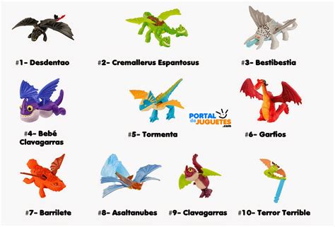 Juguetes "Cómo Entrenar a tu Dragón 2" del Happy Meal (McDonald's) - Portal de Juguetes