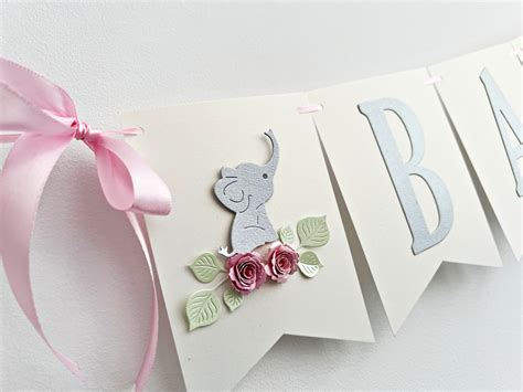 Elephant Baby Shower Banner Elephant Decorations. Little - Etsy