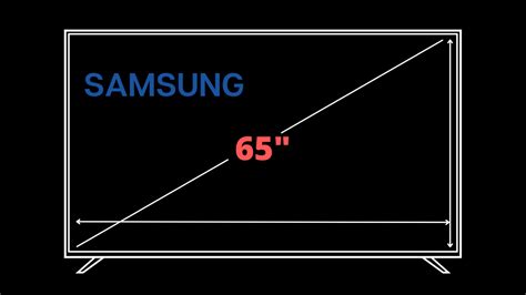 Samsung 65-inch TV Dimensions - COMPLETE GUIDE | Decortweaks