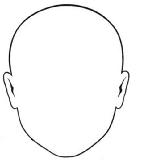 Blank Faces Drawing Page Printable — Crafthubs - ClipArt Best - ClipArt Best | Face template ...