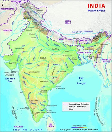 Important Rivers In India - UPSC (2022)