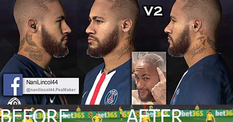 PES 2017 Neymar Jr “Bald” (Latest Hairstyle) by Nanilincol44 ~ PES ...