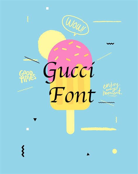 Gucci Font Free Download