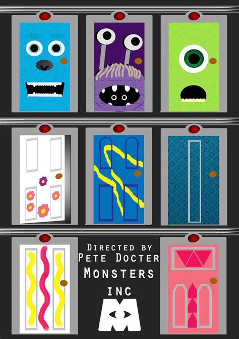 Printable Monsters Inc Doors