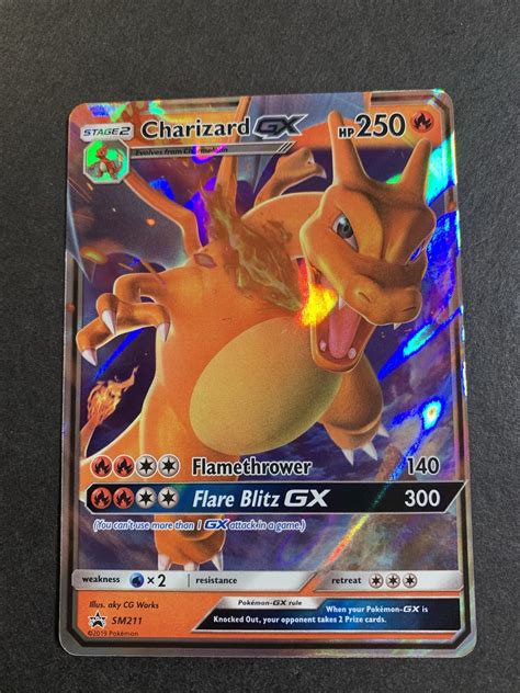 Official/Authentic CHARIZARD GX Ultra Rare Pokemon Card | Etsy