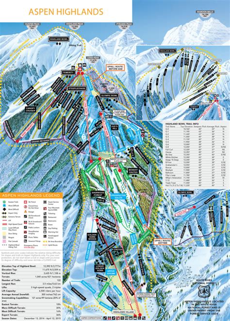 Aspen Snowmass Trail Maps - FREESKIER