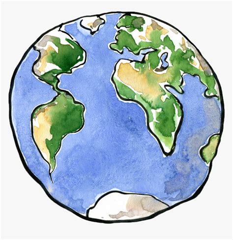 Earth Drawing Planet Clip Art - Greta Stickers, HD Png Download - kindpng