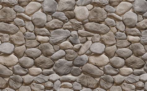 River Rock Effect Wallpaper for Walls | 3D Stone Pattern