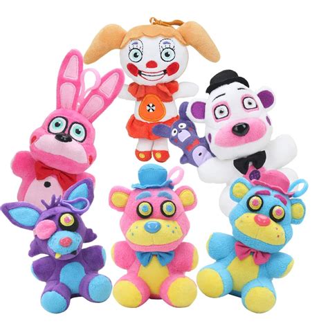 NEW Five Nights at Freddy's Sister Location Bonnet Bonnie Funtime Freddy Foxy FNAF plush Toys ...