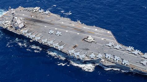 US' $13 billion aircraft carrier USS Gerald R. Ford is now finally at sea