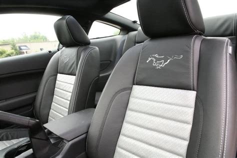 2008 Ford Mustang Leather Seat Covers - Velcromag