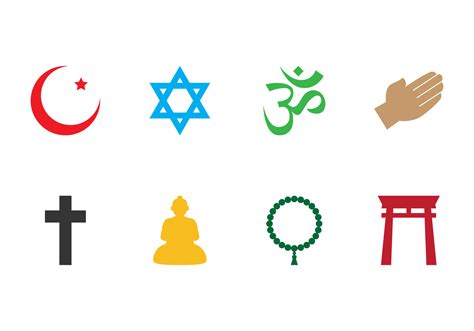 5 Major Religion Symbols