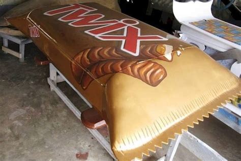 A Twix double coffin, for couples who are being buried together! Image ...